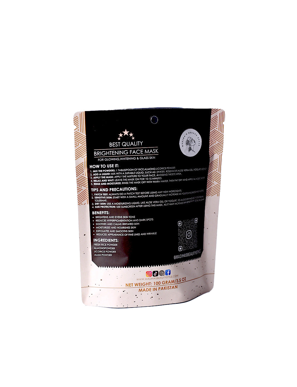 Brightening Face Mask